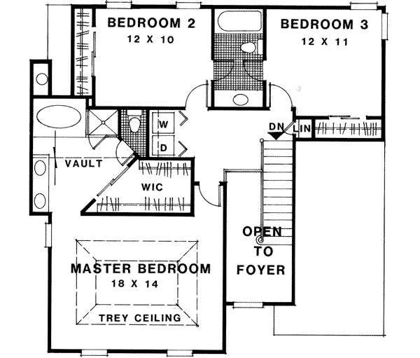 Upper/Second Floor Plan:4-144