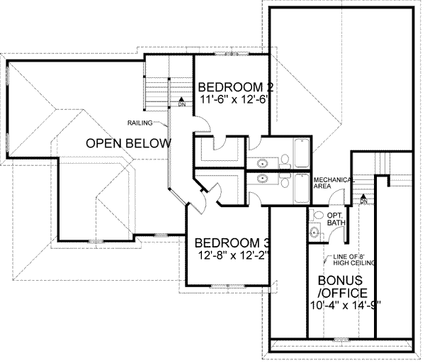 Upper/Second Floor Plan:4-196