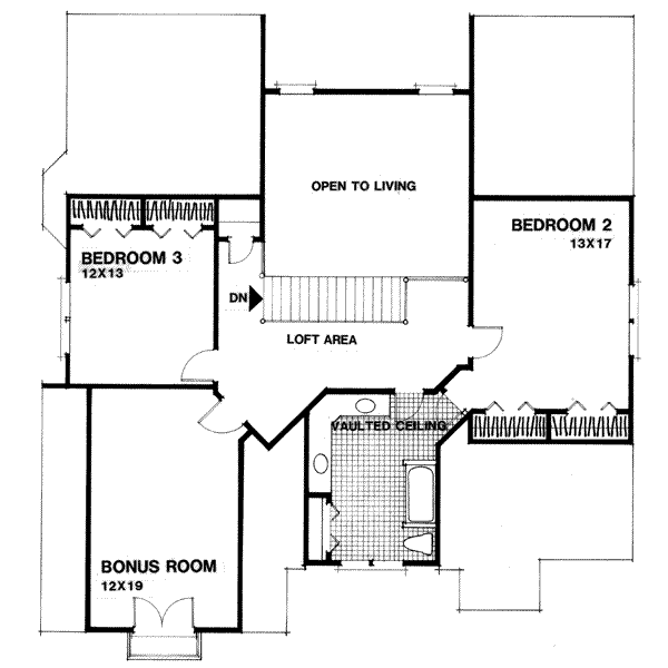 Upper/Second Floor Plan:4-199