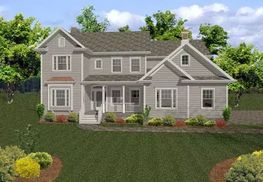 Country house plans 4-211 - front exterior, 2,698 sq ft, 5 bed, 5 bath house plans | Monster House Plans