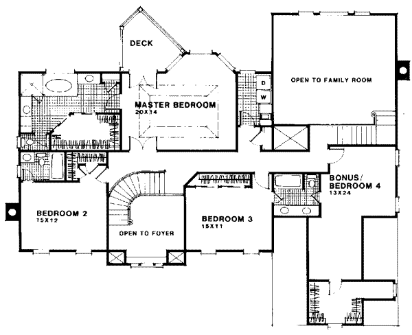 Upper/Second Floor Plan:4-235