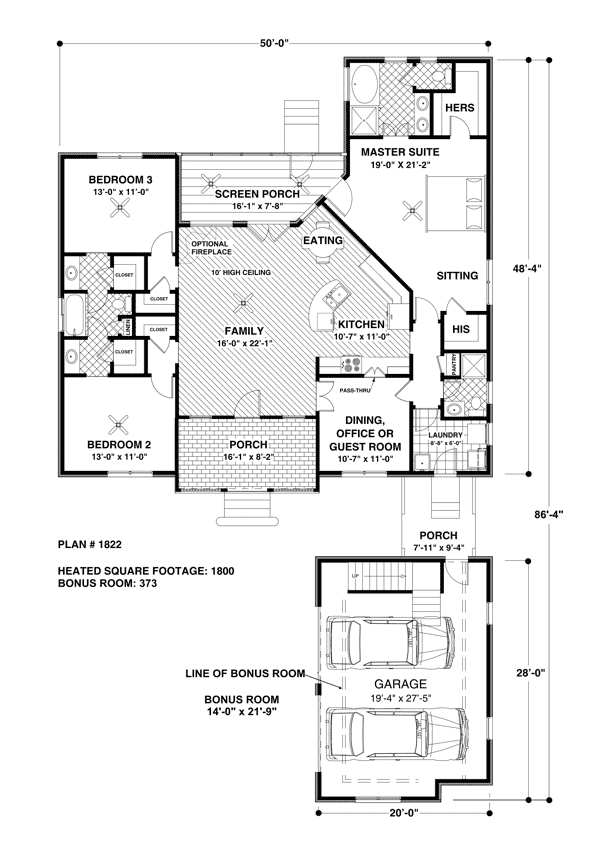 Main Floor Plan: 4-253