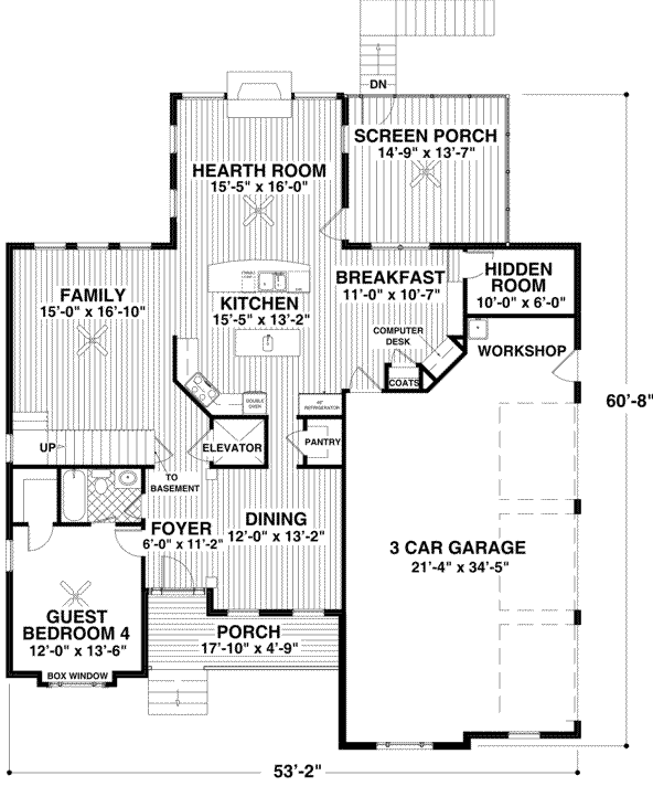 Main Floor Plan: 4-258