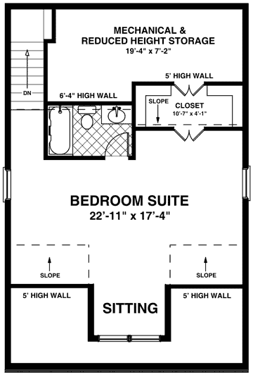 Upper/Second Floor Plan:4-267