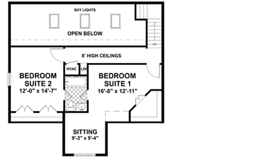Upper/Second Floor Plan:4-272