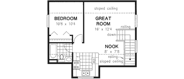 Upper/Second Floor Plan: 40-107