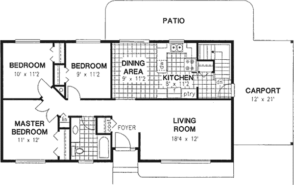 Main Floor Plan: 40-170