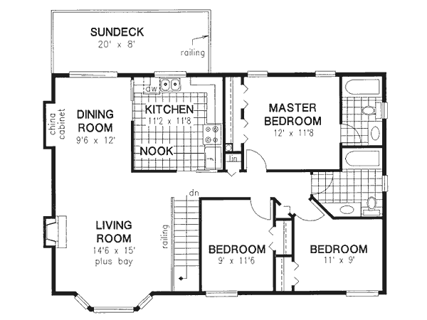 Upper/Second Floor Plan:40-193