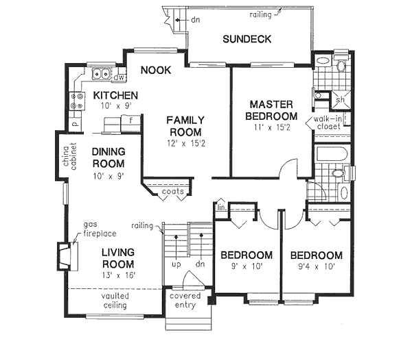 Main Floor Plan: 40-250