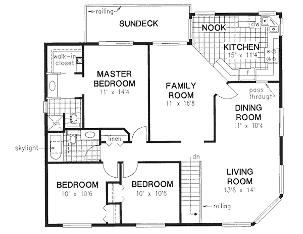 Upper/Second Floor Plan:40-260