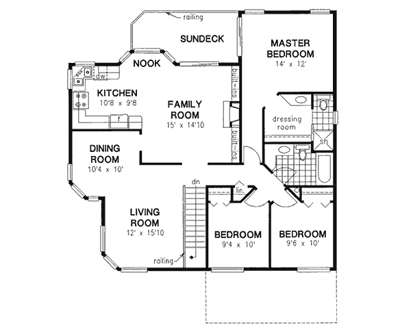 Upper/Second Floor Plan:40-263