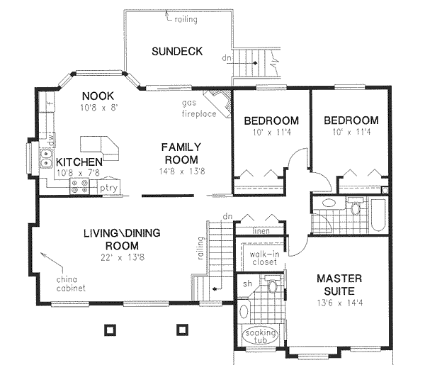 Upper/Second Floor Plan:40-317