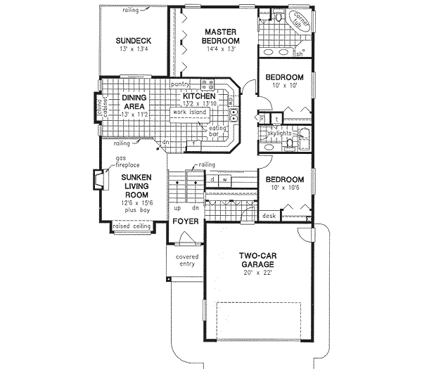 Main Floor Plan: 40-346