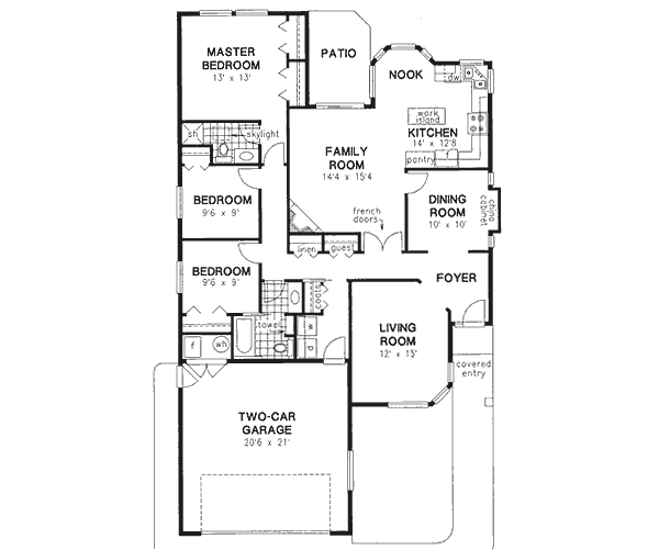 Main Floor Plan: 40-350