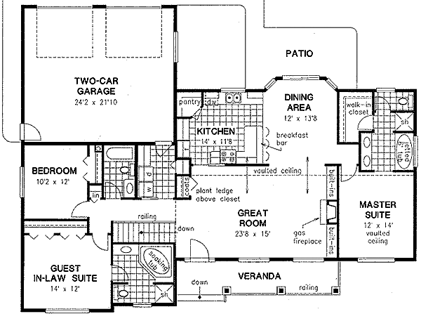 Main Floor Plan: 40-425