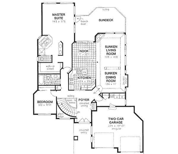 Main Floor Plan: 40-426