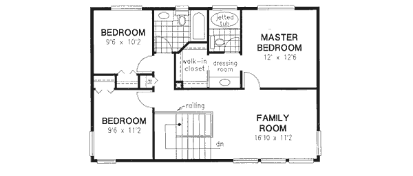 Upper/Second Floor Plan:40-441