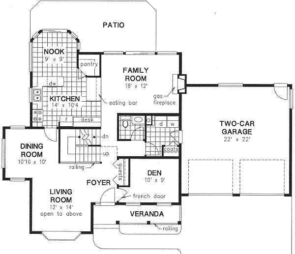 Main Floor Plan: 40-464