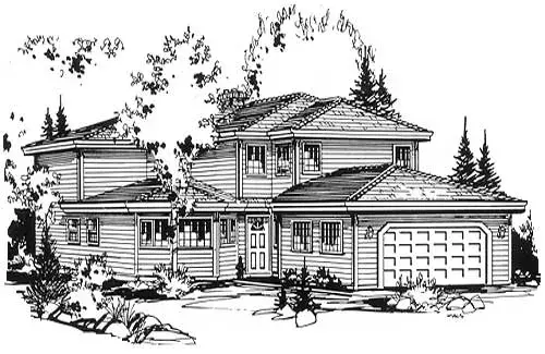 Traditional house plans 40-491 - front exterior, 1,979 sq ft, 3 bed, 2 bath house plans | Monster House Plans