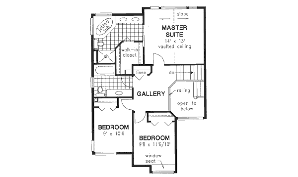 Upper/Second Floor Plan:40-508