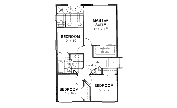 Upper/Second Floor Plan:40-523