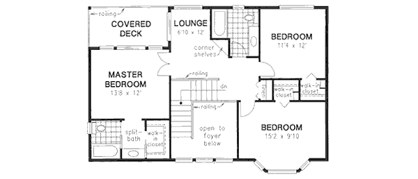 Upper/Second Floor Plan:40-532