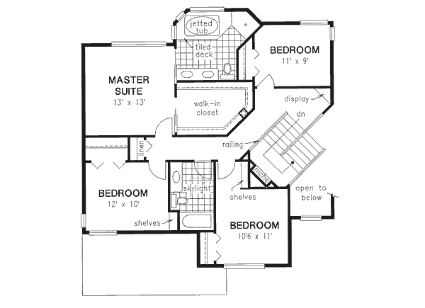 Upper/Second Floor Plan:40-544