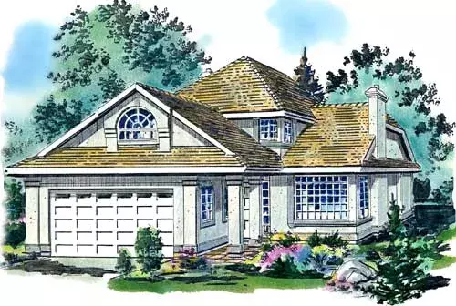 Traditional house plans 40-548 - front exterior, 2,379 sq ft, 3 bed, 2 bath house plans | Monster House Plans
