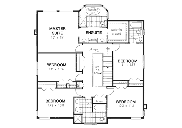 Upper/Second Floor Plan:40-582