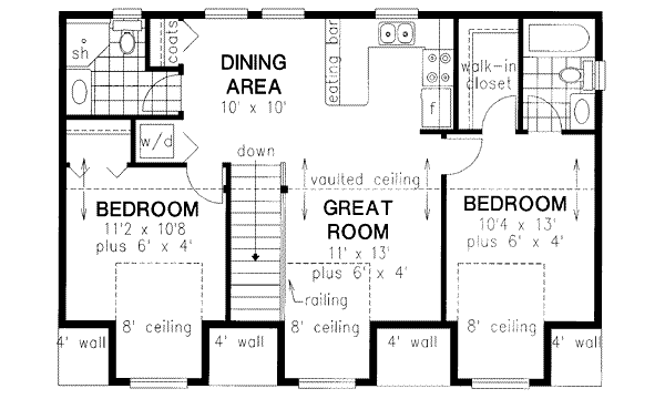 Upper/Second Floor Plan:40-594