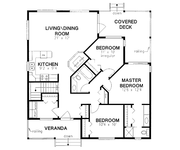 Main Floor Plan: 40-597