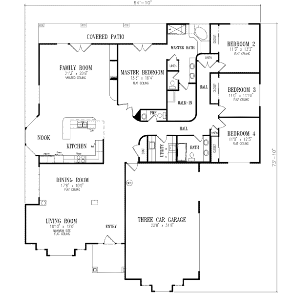 Main Floor Plan: 41-1001