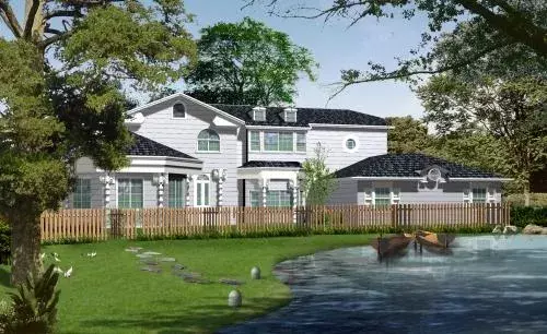 Traditional house plans 41-1002 - front exterior, 2,761 sq ft, 5 bed, 3 bath house plans | Monster House Plans