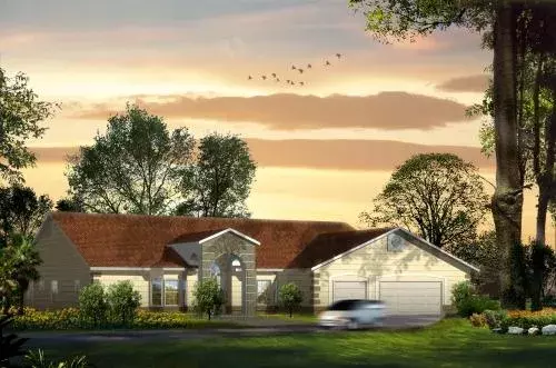 Traditional house plans 41-1062 - front exterior, 2,969 sq ft, 4 bed, 3 bath house plans | Monster House Plans
