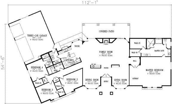 Main Floor Plan: 41-1099