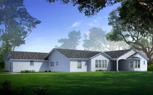 Traditional house plans 41-1126 - front exterior, 3,250 sq ft, 4 bed, 3 bath house plans | Monster House Plans