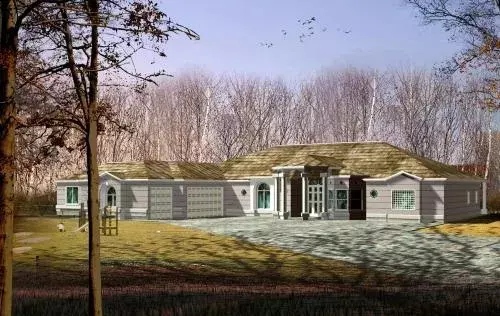 Mediterranean house plans 41-1161 - front exterior, 3,507 sq ft, 4 bed, 4 bath house plans | Monster House Plans