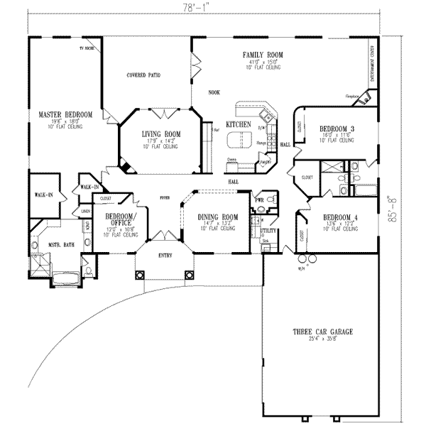 Main Floor Plan: 41-1170