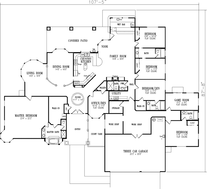 Main Floor Plan: 41-1172