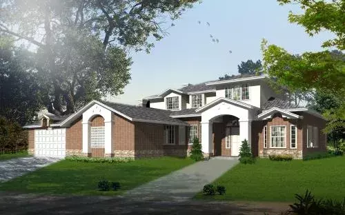 Mediterranean house plans 41-1184 - front exterior, 3,628 sq ft, 4 bed, 3 bath house plans | Monster House Plans