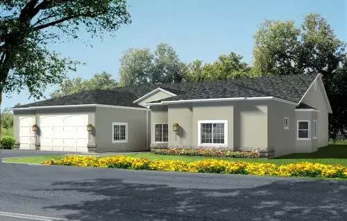 Southwest house plans 41-1186 - front exterior, 3,647 sq ft, 4 bed, 3 bath house plans | Monster House Plans