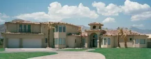 Mediterranean house plans 41-1208 - front exterior, 4,149 sq ft, 4 bed, 4 bath house plans | Monster House Plans