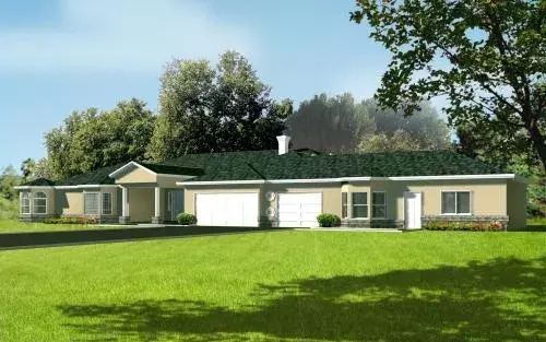 Traditional house plans 41-1215 - front exterior, 4,372 sq ft, 6 bed, 4 bath house plans | Monster House Plans