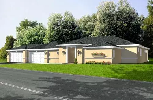 Southwest house plans 41-1227 - front exterior, 4,994 sq ft, 4 bed, 5 bath house plans | Monster House Plans