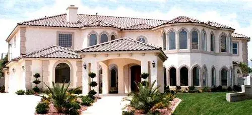 Mediterranean house plans 41-1238 - front exterior, 7,528 sq ft, 6 bed, 6 bath house plans | Monster House Plans