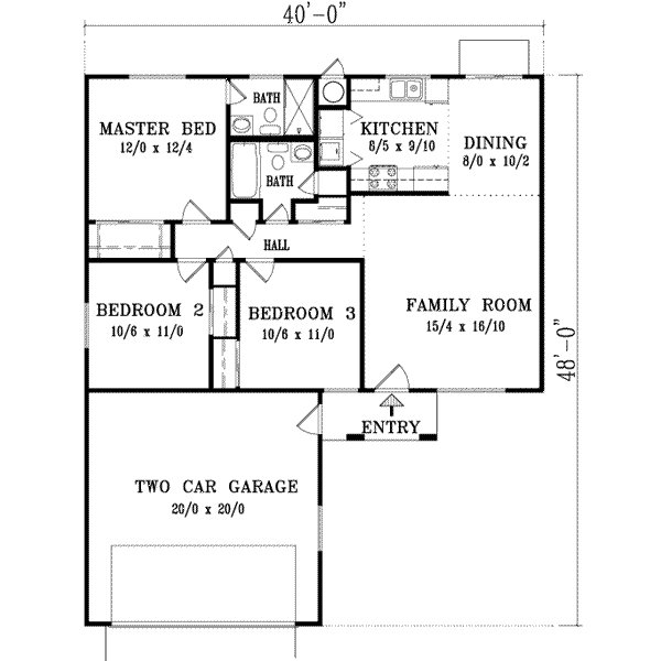 Main Floor Plan: 41-170