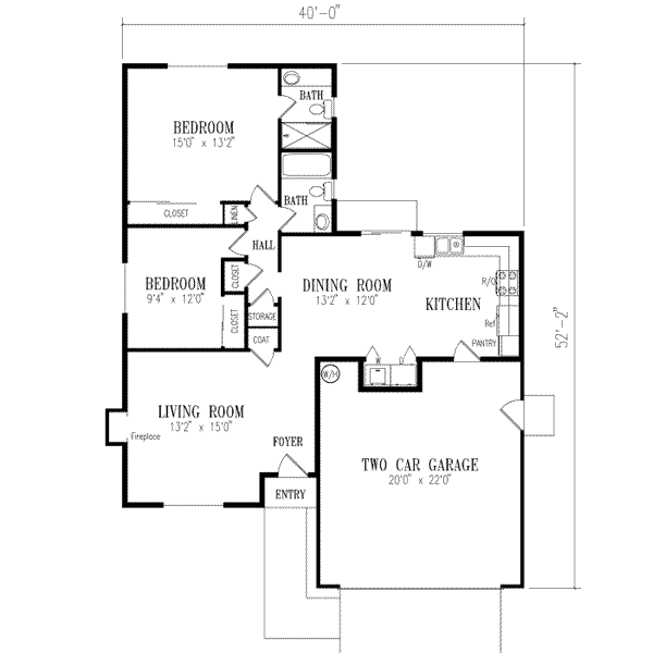 Main Floor Plan: 41-198