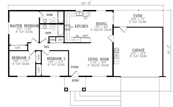 Main Floor Plan: 41-221