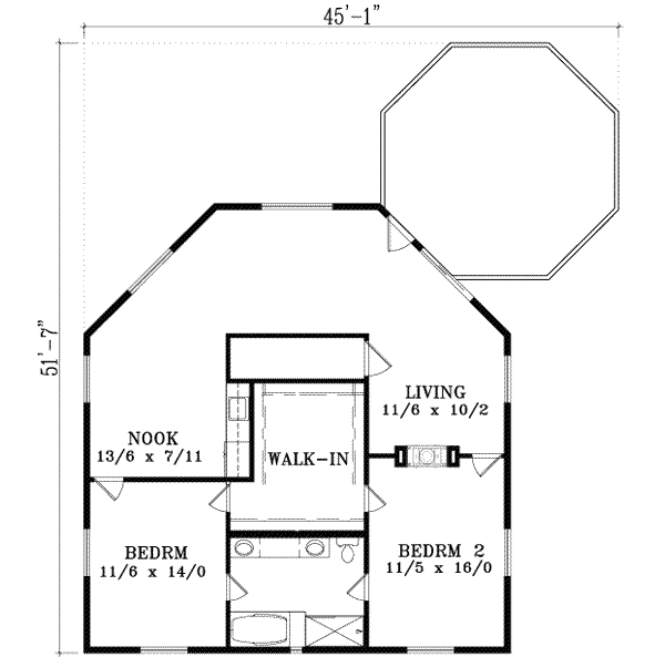 Upper/Second Floor Plan: 41-228