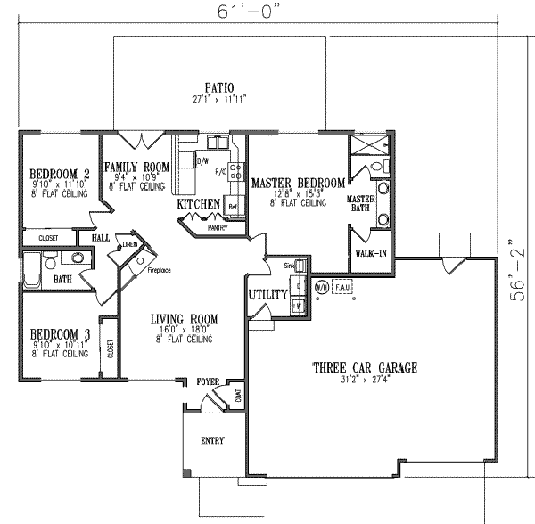 Main Floor Plan: 41-291